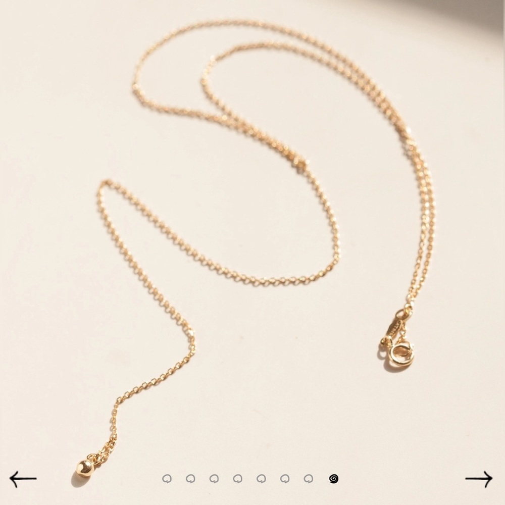 Catbird Greco Lariat Necklace 14K ✨ - Picture 2 of 5